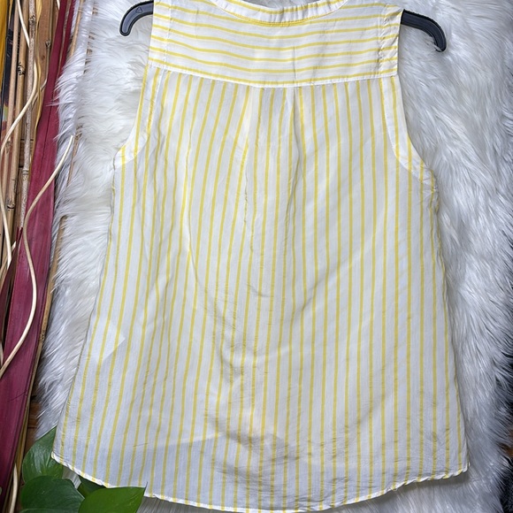 ANTHROPOLOGIE Maeve Striped Sleeveless Button-Down - Picture 3 of 3